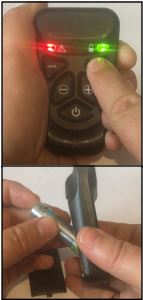 Restoring communication with a standard handset (without LCD display).
