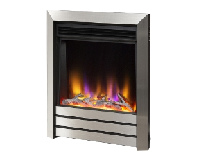 Electriflame VR Parrilla Satin Silver cutout