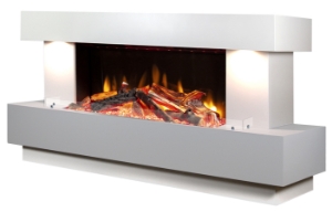 Ultiflame VR Skyfall 800 White & Mist