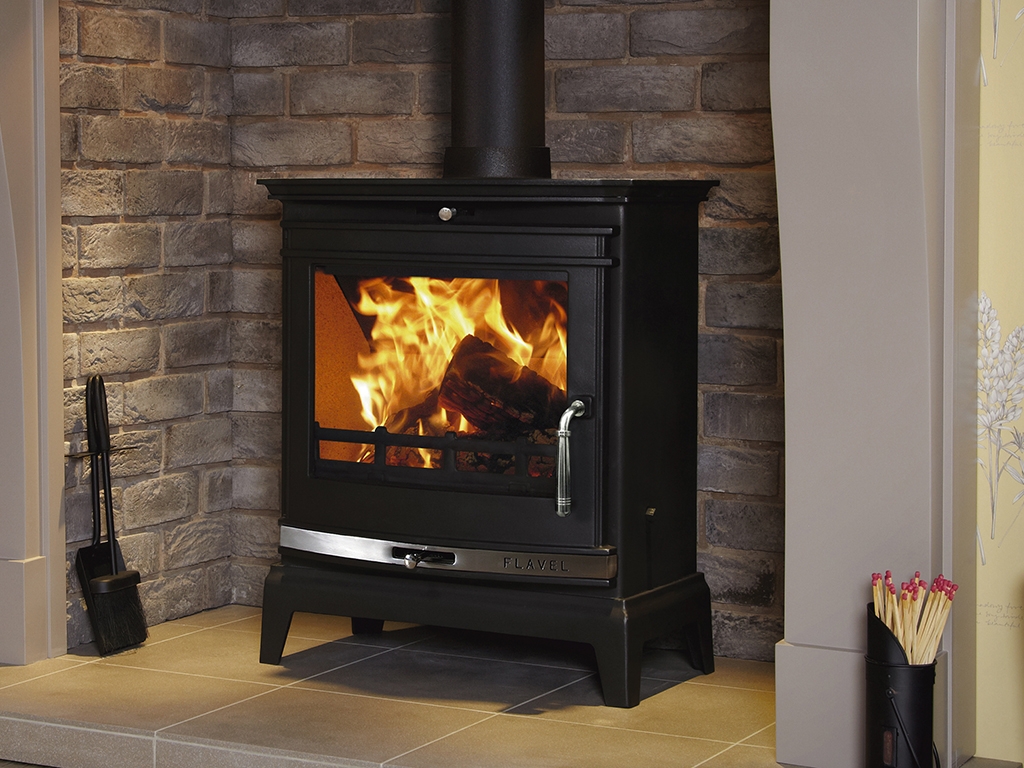 Rochester 7 Multifuel Stove Chrome Door (FCSSB) - BFM Europe Ltd