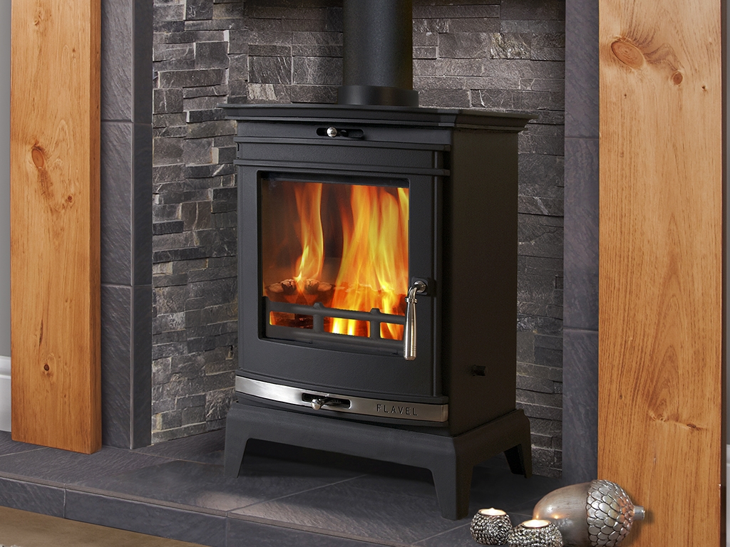 Rochester 5 Multifuel Stove Chrome Door (FCSSB5) - BFM Europe Ltd