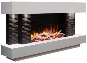 Ultiflame VR Gemma Illumia 600 Smooth White Suite (CEUL6GRE-TBW) 