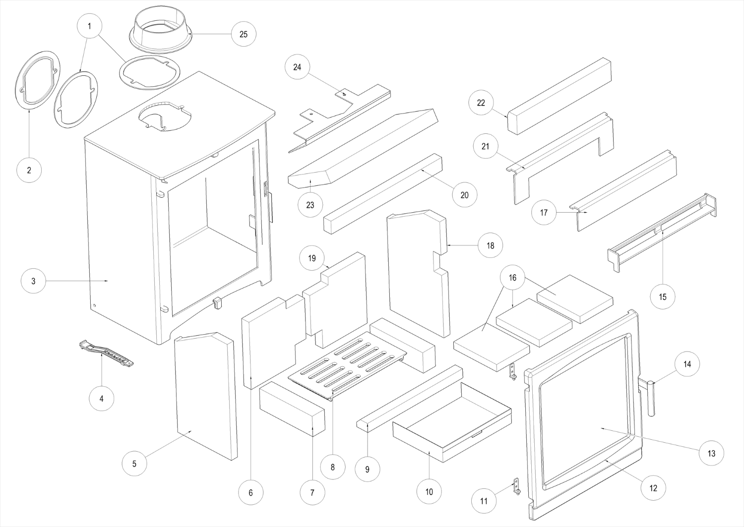 LUXIMA MULTIFUEL STOVE (PLXMF)