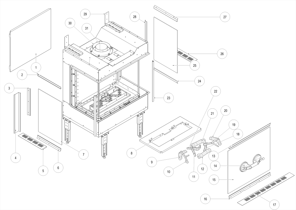 Fire Box Assembly BFM Europe Ltd